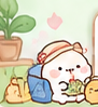 旅じたくをしたじきゅうちゃんと仲間たち